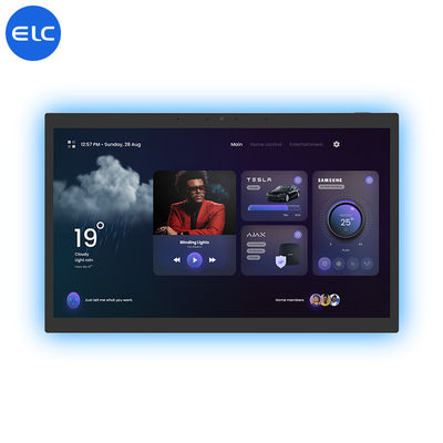스마트 홈 제품 무료 POE 안드로이드 13 와이파이6E와 함께 월 마운트 태블릿