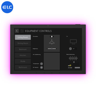10.1 인치 무료 POE Tuya 스마트 홈 태블릿 제품 LED 라이트 바