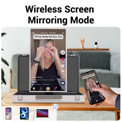 ELC PackGo 소지품 스마트 TV 27인치 휴대용 4K HD 터치 스크린 스마트 TV