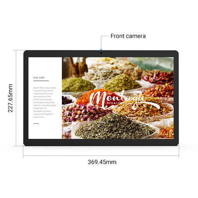 15' 타블릿 4+32GB RAM/ROM 안드로이드 13 캘린더 디스플레이 초 좁은 프레임 월 마운트 타블릿