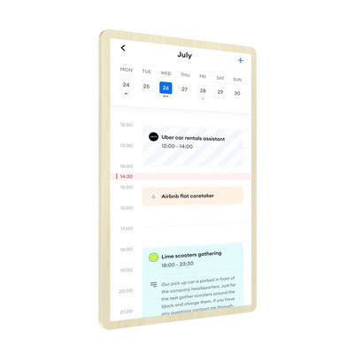 Goodnotes 호환 안드로이드 14 무료 소프트웨어 벽에 장착 디지털 달력 일기 가족 계획
