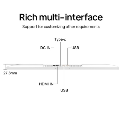 24인치 32인치 인셀 스크린 디스플레이 LCD 터치 스크린 안드로이드 13 광고 디지털 사이니지 체인 레스토랑 및 음료 상점