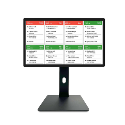 WF2138T 21.5" 인터랙티브 터치 스크린 LCD 1920*1080 16:9 250cd WIFI RJ45 포 KDS 부엌 디스플레이 포스 시스템 바탕 화면