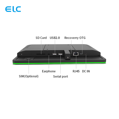 10.1인치 POE 회의실 태블릿 LED 라이트 바 포함