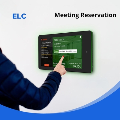 10.1인치 안드로이드 회의실 태블릿 LED 라이트 바 벽걸이