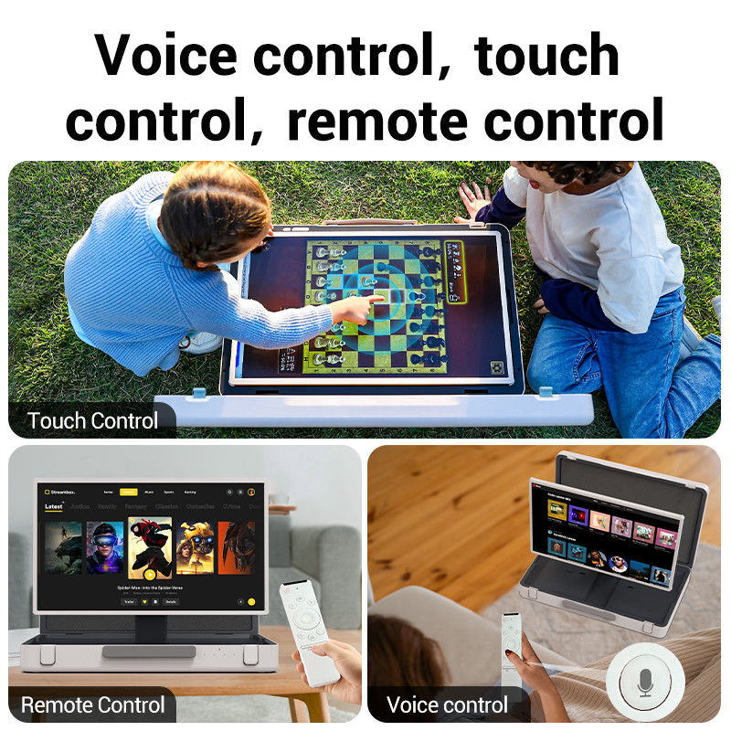 ELC PackGo 27인치 터치 스크린 스마트 TV 휴대용 가방 스마트 TV 태블릿 야외