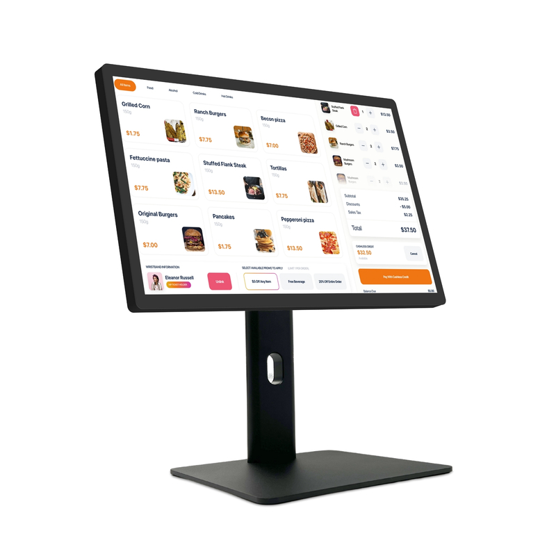 21.5" 안드로이드11 디지털 사이니지 터치 스크린 RK3568 2+16GB USB RJ45 와이파이 Kds 포스 키친 디스플레이 Kds 스크린