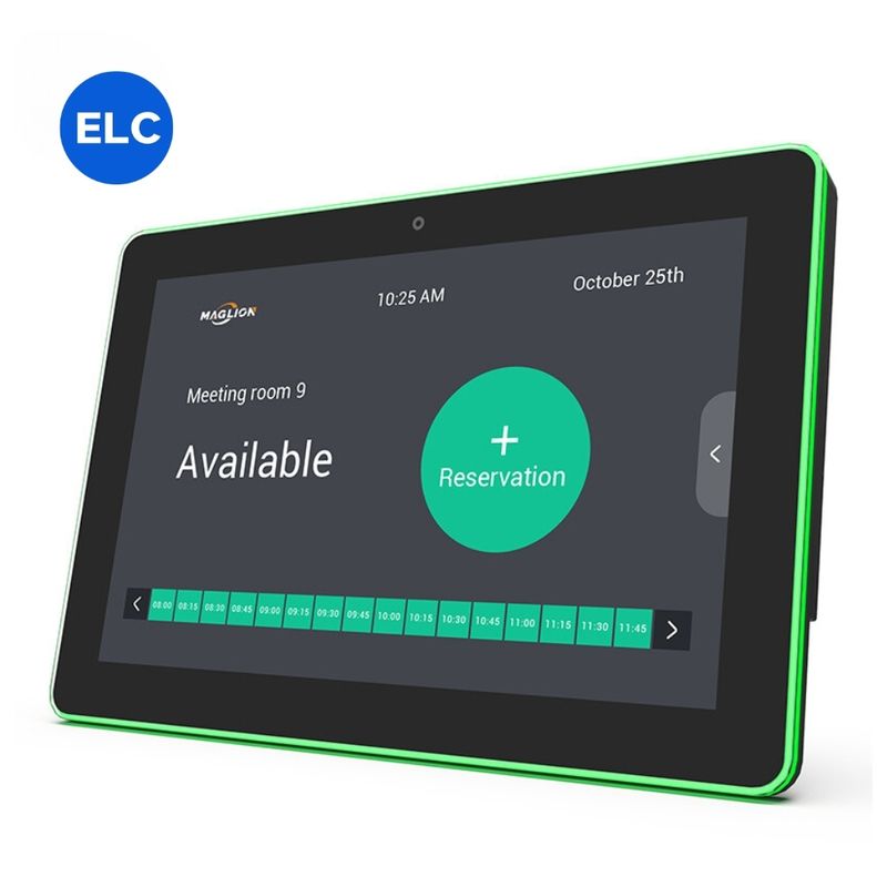 안드로이드 11 터치 스크린 디지털 사이니지 회의실 디스플레이 태블릿, NFC 및 LED 라이트 바 포함