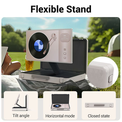 ELC PackGo 스마트 TV 와이파이 블루투스 5.2 스마트 TV 휴대용 두 스피커 안드로이드 태블릿