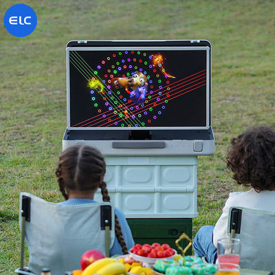 터치 스크린 ELC PackGo 음성 제어 원격 스마트 TV 휴대용 HD 텔레비전 태블릿