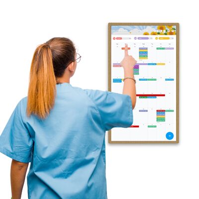 RK3576 디지털 가족 계획 안드로이드 14 무료 소프트웨어 24 인치 32 인치 디지털 인셀 터치 스크린 스마트 캘린더