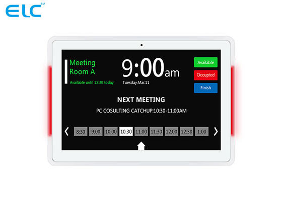 Muilt 색깔 LED 표시등 막대 NFC/RFID를 가진 회의실 디지털 방식으로 안드로이드 간판
